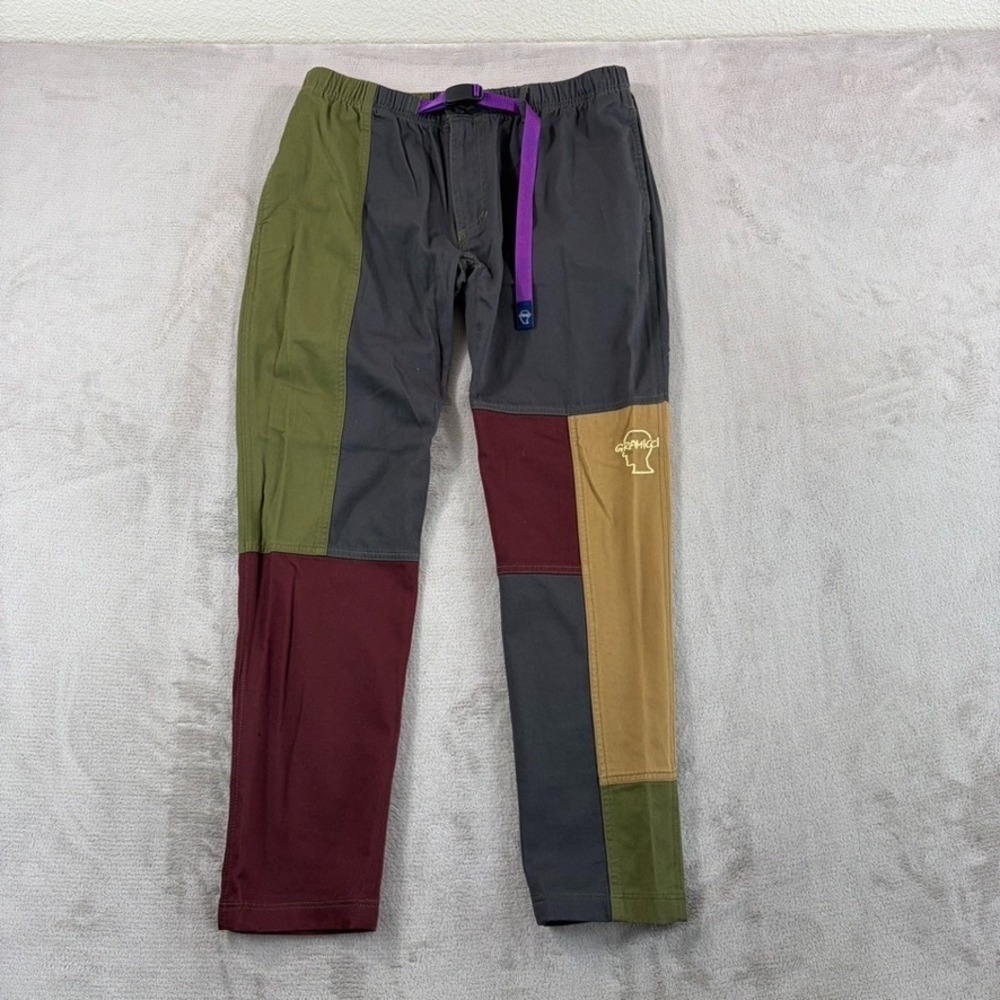 BrainDead x Gramicci Patchwork ColorBlock Hiking Pants in Multi Men Large NWOT - Picture 6 of 15